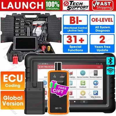 Launch X431 Pros Automotive Diagnostic Tool Full System Active Test Key Coding • $709