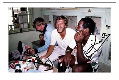£2.99 • Buy Ian Botham & Viv Richards Signed Photo Print Autograph Cricket