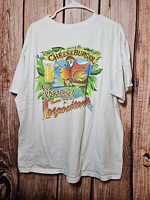 Cheeseburger In Paradise Margaritaville T-Shirt - Grand Turk B.W.I. - Size XXL • $15