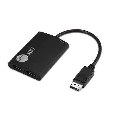 SIIG 1x2 DisplayPort [DP] 1.2 To 4KDisplayPort Multi-Monitor Splitter & Adapter • $50.34