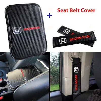 For New HONDA Racing Car Center Console Armrest Cushion Mat Pad Cover Combo Set • $19.88