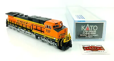 $149.26 • Buy KATO N 176-3509 - Diesel Locomotive C44-9W Bnsf Swoosh Nº 727 - New