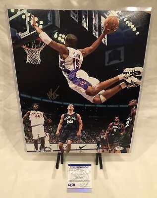 VINCE CARTER Signed 11x14 Picture Photo PSA COA Toronto Raptors Autographed • $199.99