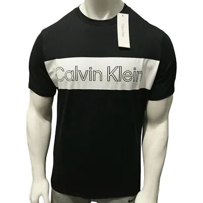 Nwt Calvin Klein Msrp $54.99 Men's Black Crew Neck Short Sleeve T-shirt S M Xl • $24.99