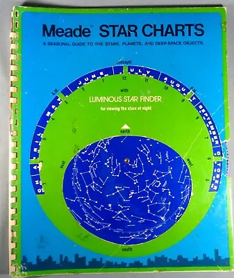Vintage Meade Star Charts 1972 Printed In The USA • $4