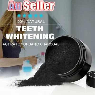 $10.99 • Buy Carbon Coco Organic Teeth Whitening Powder Coconut Charcoal Tooth Polish White