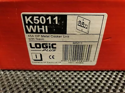 Mk K5011 Whi 45 Amp Cooker Control Unit Logic Plus  *new Condition * • £72.95