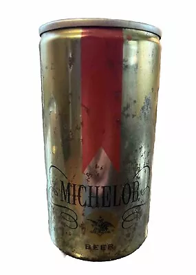 Vintage Michelob 12oz  Top Pull Tab Beer Can Gold Red Black Eagle • $3