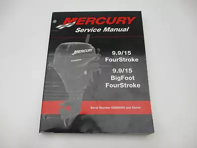 90-856159R02 2002 Mercury Mariner Outboard Service Repair Manual 9.9/15 HP 4-Str • $59.95