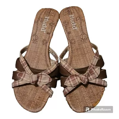 Vintage Y2k Mudd Platform Brown Sandals US 7.5 Women's  • $9.99