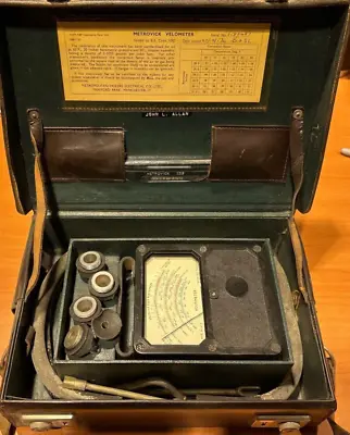 Metrovick Velometer - Vintage • $249.99