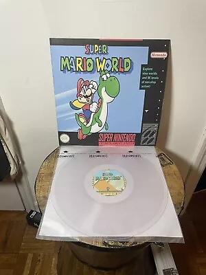 Super Mario World Super Nintendo SNES Soundtrack Vinyl Record • $49.99