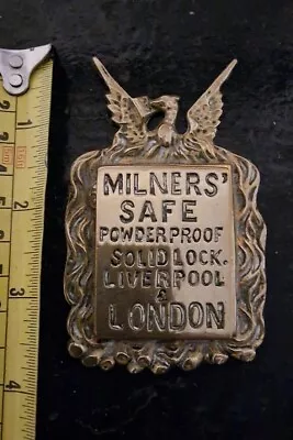 £28.99 • Buy Safe Plaque Safe Plate Escutcheon Milners Size3