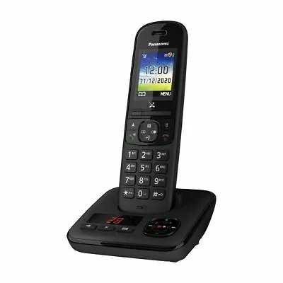 Panasonic KX-TGH720EB Cordless Home Phone Answer Machine Black Call Blocker • £34.99