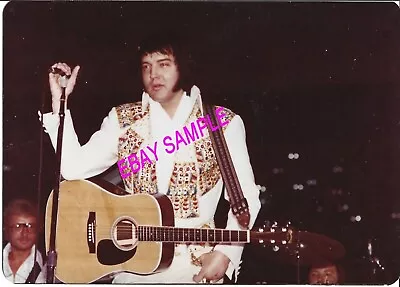 Elvis 3.5x5 Old KODAK Original SEAN SHAVER Minneapolis MN 10/17/76 • $15