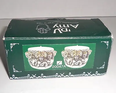 'DY AMY Votive Candle Holders Marked .925 Last Supper New Sealed In Plastic • $35