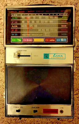 Vintage Lake Eletronics Multi Band Radio Untested Cool Factor • $19.99
