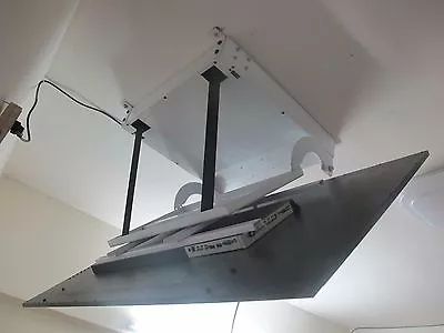 $499 • Buy 32”-70” Adjustable Size TV Ceiling Rack Electric Hanger Lifter Remote Control