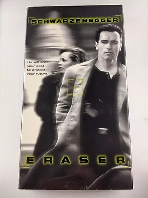 Eraser (VHS) 1996 Arnold Schwarzenegger Vanessa Williams James Caan TESTED • $3