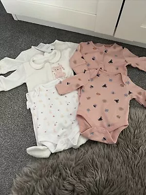 Next Baby Girl Sleepsuits - First Size - New • £8.99