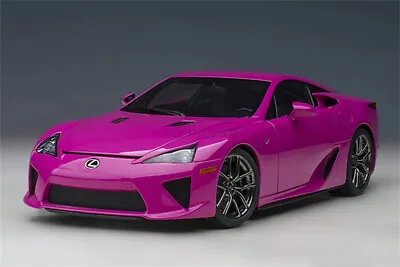 For AUTOART For LEXUS For LFA Car Pink 1:18 Truck Pre-built Model • £508.69