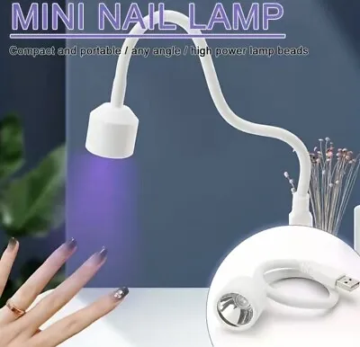 Mini Uv Light Nail Lamp USB Portable Nail Led Nail Dryer For Gel Nails & Art • $9.99