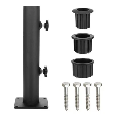 $11.54 • Buy Parasol Base Stand Accessories Tube Bolts Down Holder Outdoor Umbrella Sunshade