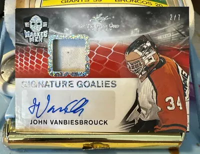 2023 Leaf ITG Used - John Vanbiesbrouck - Signature Goalies Auto Relic #d /7 • $7.50