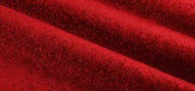 Castello Red Mohair German Upholstery Fabric By The Yard • $65.95