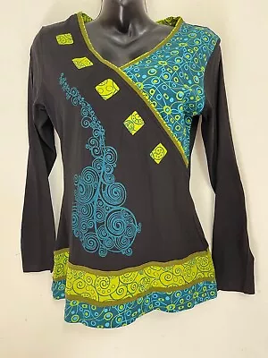 Artisan Cotton Ethnic Designer Colourful Summer Shirt Made In Nepal SK166 • $39.95