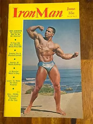 IRONMAN Bodybuilding Muscle Magazine BILL PEARL 6-63 • $19.99