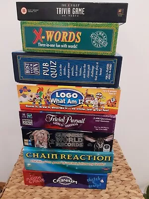 8 X Board Game Bundle - All Complete (apart From Cranium Putty)  Pl Read Desc • £15.99