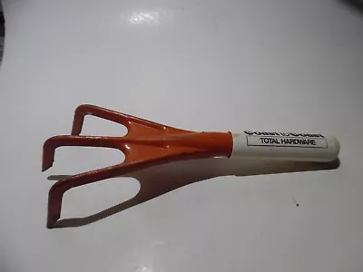 Vintage 3 Prong Hand Cultivator Garden Tool Coast To Coast Total Hardware Orange • £7.68