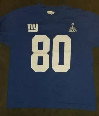 NFL Team New Jersey Giants Victor CRUZ #80 KIDS Tshirt Size Small • $10