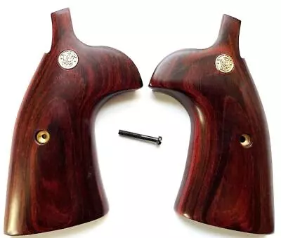 Smith & Wesson S&W K/L Frame Grips Square Butt Rosewood S&W Medallions • $75