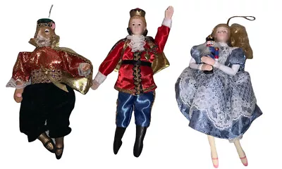 Set Of 3 Vintage Smithsonian Nutcracker Ornaments~ Clara Mouse King Prince • $72.99