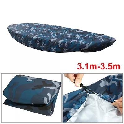 Universal Kayak Canoe Boat Waterproof UV Resistant Dust Storage Cover 3.1-3.5m • £15.12