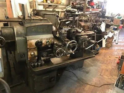 Ward No. 3 DS Capstan Lathe With 6' Bar Feeder & 32 Collets • £3300