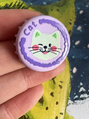 £1.28 • Buy 1 Shoes Accessories DIY Cat Bottle Cap Shoes Button Decoration For Croc Charms