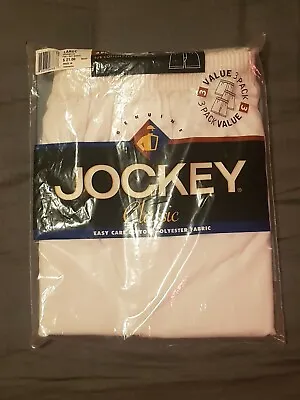 🔶️RARE VINTAGE 1999/2000 MENS JOCKEY BOXER BRIEFS UNDERWEAR LARGE 2x 3 PACK • $220