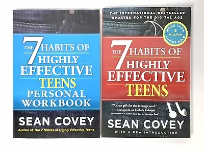 The 7 Habits Of Highly Effective TEENS + Personal WORKBOOK By Sean Covey • $24.95