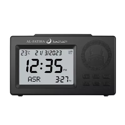 Portable Azan Mosque Digital Clock Tabletop Clock Adjustable With LCD Screen • $28.83