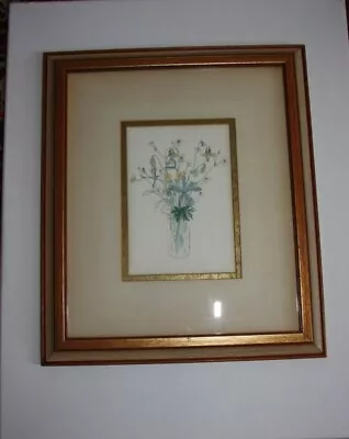 Mary Lou Goertzen Litho Floral Bouquet 14 X12  • $25