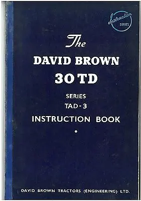 £20 • Buy David Brown Tractor 30td Operators Manual