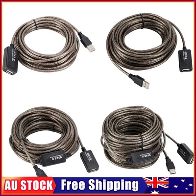 $12.59 • Buy USB Extension Cable Male To Female Active Repeater Network Card Extender Cord