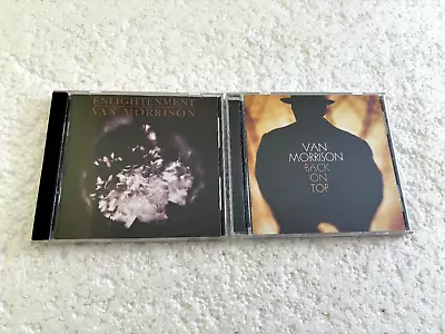 Van Morrison - Enlightenment + Back On Top 2-CD LOT • $4.75