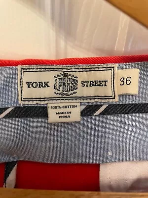 J Press X York Street Red Pants • $40