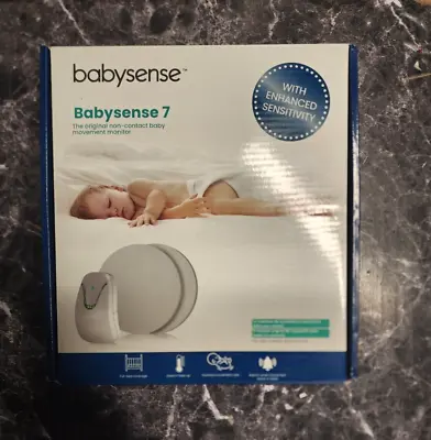 BabySense 7 Movement Baby Monitor - White (BSN-BS7) READ! • $42.10
