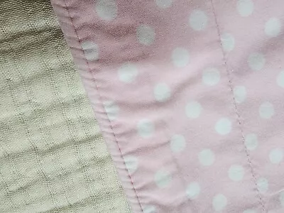Pottery Barn Kids Pink~white Small Dots Cotton Duvet Cover Twin • $38.50