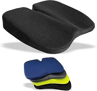 £17.89 • Buy Coccyx Seat Cushion Pain Support Orthopaedic Lumbar Back Wedge Car Office Chair